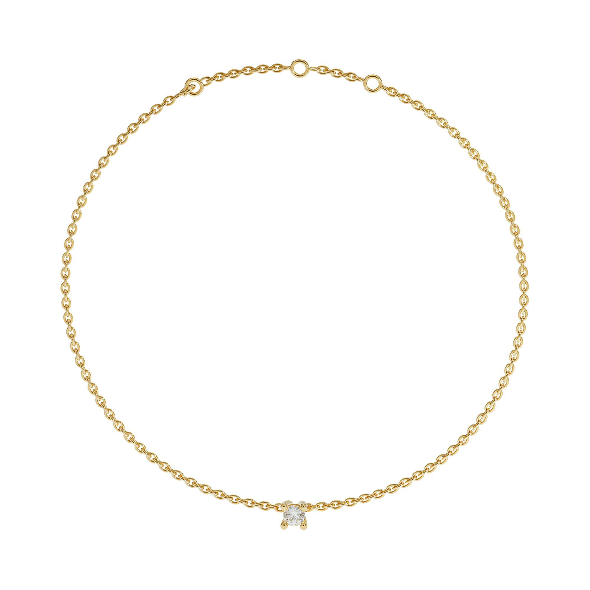 Solitaire bracelet
