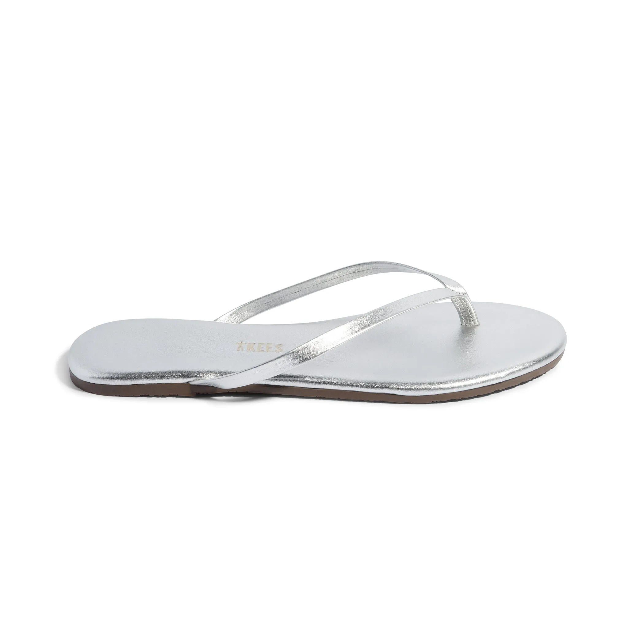 Tkees Lily metallics flip-flops from brazilian leather in Fairylust