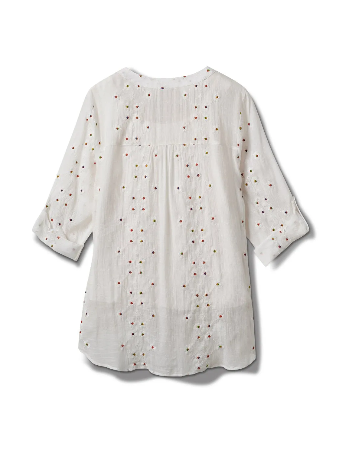 Westport Embroidered Button Front Shirt